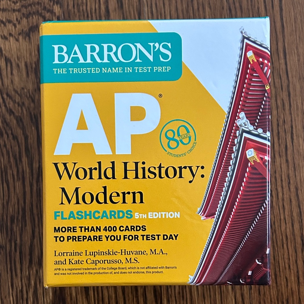 Barron's AP World History Flashcards
